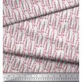 thumbnail image 2 of Soimoi Poly Georgette Fabric Lavender Shirting Print Fabric by The Yard 42 Inch Wide, 2 of 3