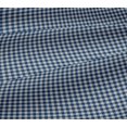 thumbnail image 4 of oneOone Cotton Jersey Medium Blue Fabric Check Check Craft Projects Decor Fabric Printed By The Meter 58 Inch Wide, 4 of 4