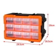 thumbnail image 4 of DOLITY Hardware Box Storage Small Tool Organizer Case with Compartments Plastic Toolbox D, 4 of 4