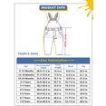 thumbnail image 2 of KIDSCOOL SPACE Little Girl Boy Ripped Denim Cute Slim Pants Jean Overalls 8T, 2 of 5