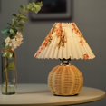 thumbnail image 4 of MesaSe Bedside Lamp Warm White High Brightness Energy-saving USB Powered Detachable Decorative Rattan Pleated Umbrella Study Desk Lights LED Night Light for Living Room, 4 of 10