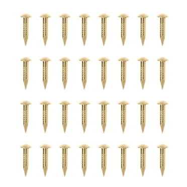 285 Pcs Clous en Cuivre Tête Ronde Clous en Laiton pour Charnière de Meubles Accessoires de Quincaillerie