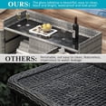 thumbnail image 3 of Outdoor Patio Storage Cabinet, Grey Garden Storage Organizer, 3 of 8