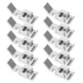 thumbnail image 1 of 10 Pcs Pied-de-Biche à Fermeture Éclair Simple Face Haute Précision Léger en Acier Inoxydable pour Usage Domestique, 1 of 14