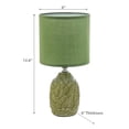 thumbnail image 2 of Ceramic Table Lamp With Shade Leaflet Green, 2 of 3