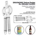 thumbnail image 3 of SharkTRUE HEAVY-DUTY JAR OPENER STAINLESS STEEL LID CAN CAP REMOVER HOLDER EASY, 3 of 8