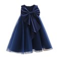 thumbnail image 1 of Robes Fille Robe Formelle Fille Robe Bleu Foncé Fille Robe Arc-en-Ciel Fille Robe pour Filles Mode Fille, 1 of 2