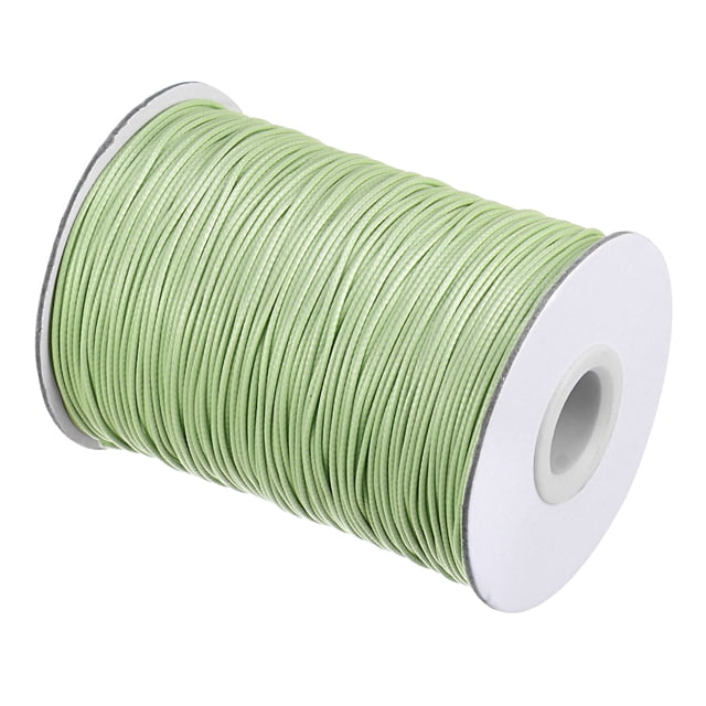 Unique Bargains Beading Thread Bracelet Weave Bead Craft Cord 1mm 159M/Roll (173-Yards) Decorative String, Light Green