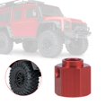 thumbnail image 1 of Car Adapter, Durable Red Car Adapter Car Widen Adapter, Metal Wheel Hubs Adapter Widening Set Fit For RC Car, 1 of 8