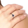 thumbnail image 5 of Birthstone Oval Ring with Shoulder Accents - Blue Topaz (December), 5 of 5