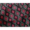 thumbnail image 4 of oneOone Silk Tabby Fabric Diamond & Swirl Ikat Decor Fabric Printed BTY 42 Inch Wide, 4 of 4