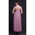thumbnail image 2 of Bimba Robe Longue Chic à Imprimé Floral pour Femme, Style Bohème, Maxi d'Été, Tenue de Plage - Moyen, 2 of 6