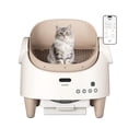 thumbnail image 2 of Garvee Smart Open-Top Automatic Self-Cleaning Cat Litter Box with App Control, 15-Layer Safety Protection and Large Waste Bin for Multiple Cats, 2 of 9