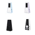 thumbnail image 4 of Digital Metronome with Timer Universal Electronic Metronome for Simple Volume Tempo Adjustable Electronic Metronome Battery for Guitar Piano Violin White, 4 of 9
