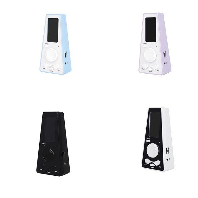 Digital Metronome with Timer Universal Volume Tempo Adjustable Adjustable Electronic Metronome Battery for Guitar Piano Violin Black