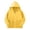 Yellow, variant on Milgrthf Unisex Boys Girls Fall Sweatshirts Casual Sport Long Sleeve Full Zipper Cute Crewneck Basic Solid Color Hoodies Pullover with Pocket Wine 2-3 Years