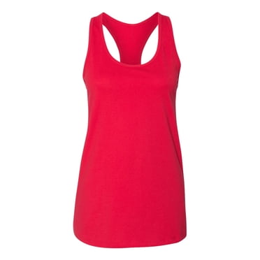 BELLA+CANVAS 6008 Débardeur Dos Nageur en Jersey pour Femmes, G, Rouge
