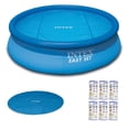 thumbnail image 1 of Intex Piscine Ronde Gonflable, Couverture de Piscine Solaire Ronde de 18 Pieds et Filtre de Type A (Lot de 6), 1 of 10