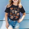 thumbnail image 2 of Camisole pour Femmes avec Soutien-Gorge Intégré Légère à Manches Longues Filles Enfants Décontractée Mode Imprimé Col Rond T-Shirt à Manches Courtes, 2 of 4