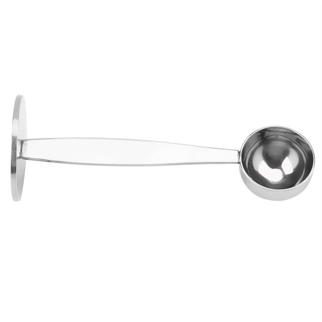 Coffee Scoop - Dual-Purpose Stainless Steel Tamping Measuring Coffee Bean Powder Spoon Scoop