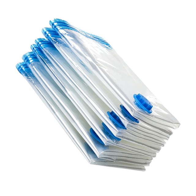 Sacs de Compression sous Vide, 8 Pcs Sacs de Compression sous Vide Sacs de Rangement Scellés sous Vide Sacs de Rangement sous Vide Réponse Rapide