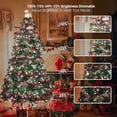 thumbnail image 3 of Color Changing Christmas Lights, 65.67ft 200 LED Dual Color Christmas Tree Lights with Remote, Cool White & Multicolor 11 Function Xmas String Lights Indoor Outdoor for Xmas Party Home Wedding, 3 of 7
