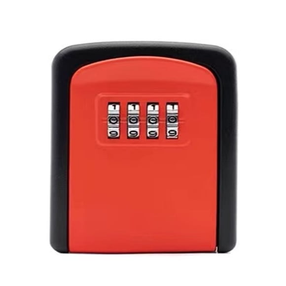 Aluminum Alloy Password Key Lock Box , Wall Mounted Key Safe Waterproof Outdoor Key Box 4 Bit Password Key Safe Lock Box ,Easy to Use