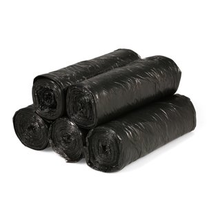 Yeacher 100pcs Sacs de poubelle Sacs à déchets 5 Sacs à ordures en rouleaux 18
