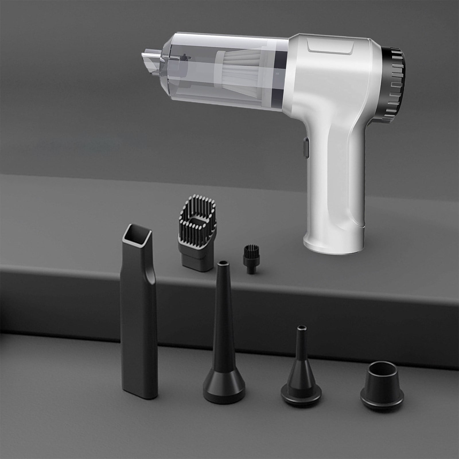 Dvkptbk Car Vacuum Cleaner Car Handheld Wireless Car Vacuum Cleaner Suction and Blowing Dual-Use High-Power Portable Car Accessories