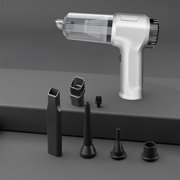 COFEST Car Vacuum Cleaner Car Handheld Wireless Car Vacuum Cleaner Suction and Blowing Dual-use High-power Portable Gray