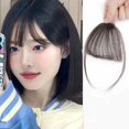 thumbnail image 1 of EGNMCR Wigs Human Hair Bangs Wig Piece Wig Bangs Fluffys Invisible Natural Straight Bangs Wig bangs bangs, 1 of 3