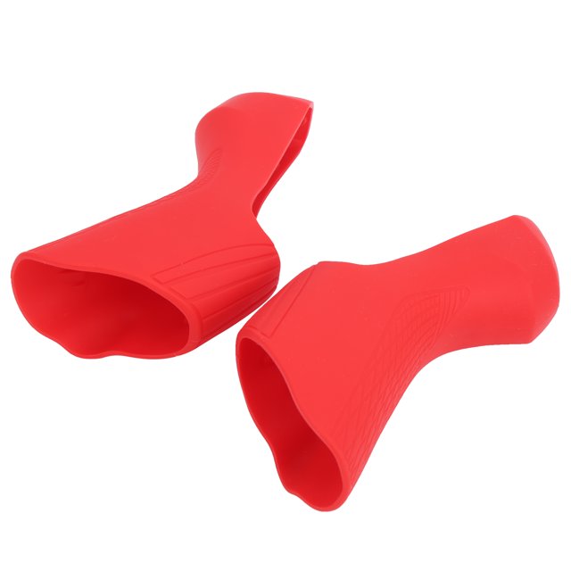 Brake Lever Cover, Sturdy Durable Bicycle Brake Lever Cover, 3 Colors 11cm 53g For R7000 Shifter Outdoor Use Road Bicycle R8000 Shifter Adult Children Black,red,blue