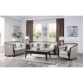 thumbnail image 2 of ACME Chaise Rembourrée en Tissu Zemocryss avec Oreiller en Beige, 2 of 7