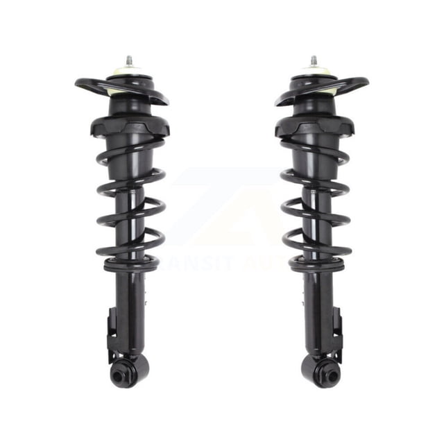 Transit Auto Rear Complete Shocks Strut and Coil Spring Kit for Car Mini Cooper 2007-2008 Excludes Convertible Wagon JCW Models 2009-2015 Coupe Countryman Paceman K78A-100272
