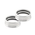 thumbnail image 2 of jinwen 2x Bike Handlebar Locking Rings Waterproof Aluminum Frame Sleeves Handle Argent 25.4mm, 2 of 9