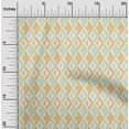 thumbnail image 1 of oneOone Organic Cotton Voile Fabric Diamond Geometric Print Sewing Fabric BTY 42 Inch Wide, 1 of 4