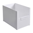 thumbnail image 2 of Plastic Storage Bins, Durable Plastic Space Saving Easy Installation Multifunctional Durable Plastic Open Front Organizer Bin  for Dishes for Bathroom, 2 of 8