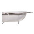 thumbnail image 5 of Mainstays Expandable Stainless Steel Sink Colander, Fine Mesh Oval Strainer with Rubber Grip Handles, 5 of 5