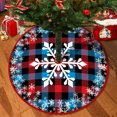 thumbnail image 2 of Christmas Tree Skirt 35 in Print Bottom Decoration, 2 of 6