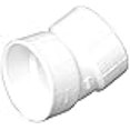 thumbnail image 2 of Coude de Tuyau en PVC Schedule 40 DWV 22-1/2 Degrés, 3 Po - PVC 00324 1000HA, 2 of 2
