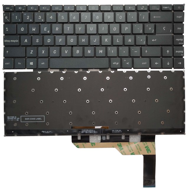 Nouveau Clavier Rétroéclairé US/espagnol pour MSI Modern 15 A10M A10RAS A10RBS MS-1551 Espagnol