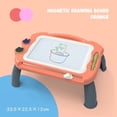 thumbnail image 1 of Magnetic Drawing Board, Kids Creative Activity Center, Durable Plastic Frame, Portable Design, for Toddlers, Early Learning Toy, Travel Activity, Non-Toxic Materials, Magnetic Sticks, Arts Hzhnb, 1 of 8