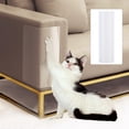 thumbnail image 3 of 2Pcs Cat Scratch Furniture Protector, Sofa Protective Sticker, Furniture Scratch Guard Mat, Cat Couch Protector, Cat Scratching Post with Self Adhesive Design for Wall Carpet Mattr, 3 of 7