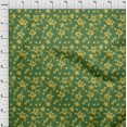 thumbnail image 3 of oneOone Polyester Lycra Green Fabric Florals Sewing Craft Projects Fabric Prints By Yard 56 Inch Wide, 3 of 4