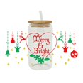thumbnail image 4 of Christmas UV DTF Transfer Cup Wrap TransferSticker Sticker GlassCoffeeCup K2J8, 4 of 9