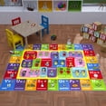 thumbnail image 2 of KC Cubs Playtime Collection ABC Alphabet ASL Sign Language Educational Learning & Game Area Rug Carpet for Kids and Children Bedrooms and Playroom, 2 of 5