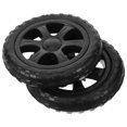 thumbnail image 5 of SHISUYAN 2pcs Shopping Cart Replacement Wheels Foldable Utility Trolley Wheels Grocery Cart Rolling Wheels, 5 of 5
