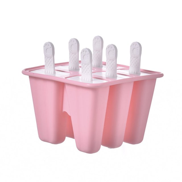 TIMIFIS Popsicles Molds Kitchen Accessories Silicone 6 Hole Popsicle Mold Ice Molds Classic Molds Trays Reusable Silicone Freezer Molds - Fall