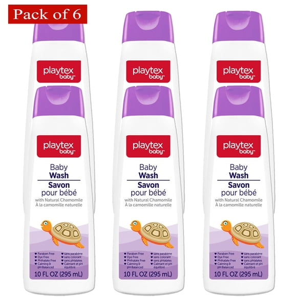 Playtex Baby Gel Douche Camomille Apaisante, 10 Fl Oz (295 ml) (Lot de 6)