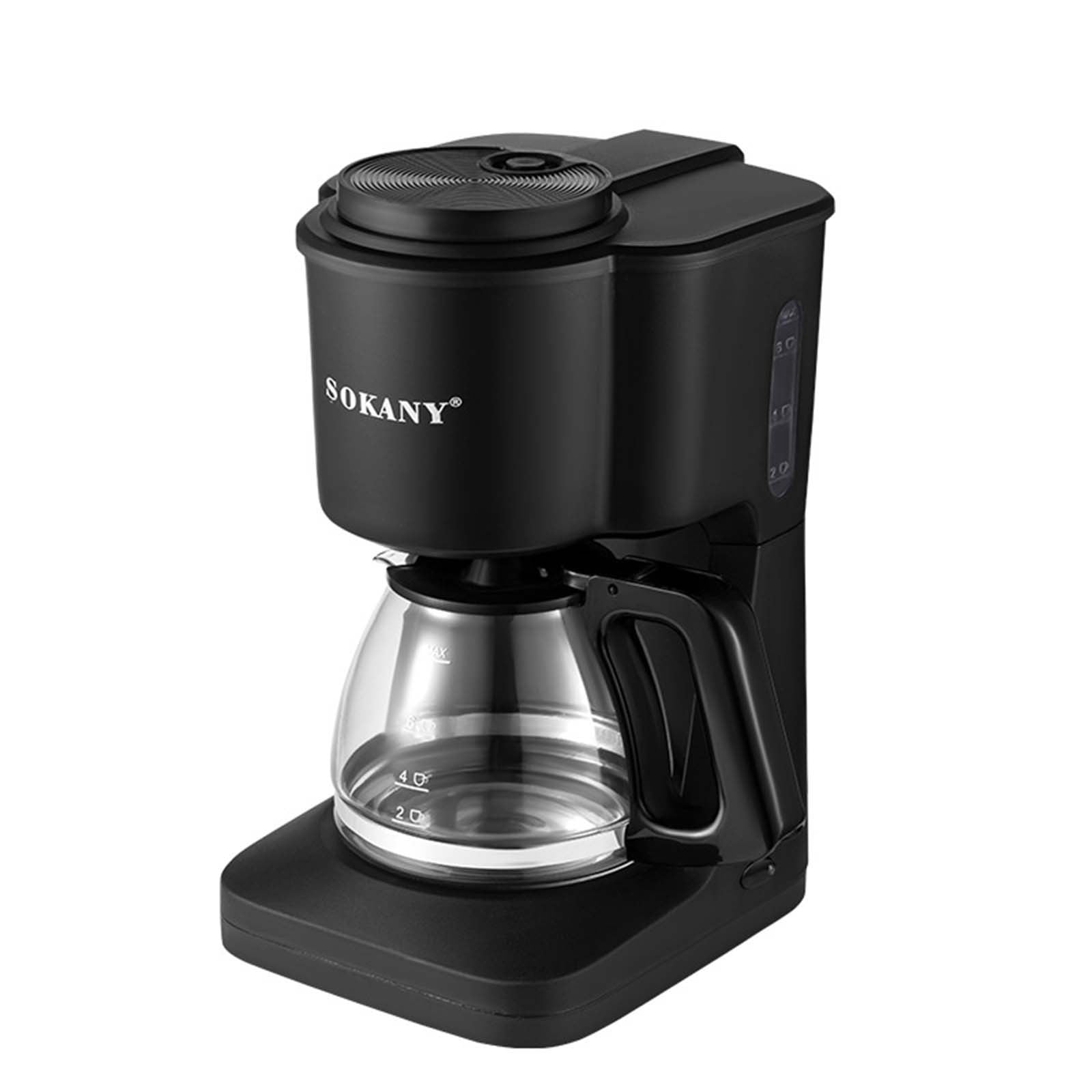 CEHVOM Household Automatic Dripping Mini Coffee Maker For Making Coffee And Tea 6cup Clearance